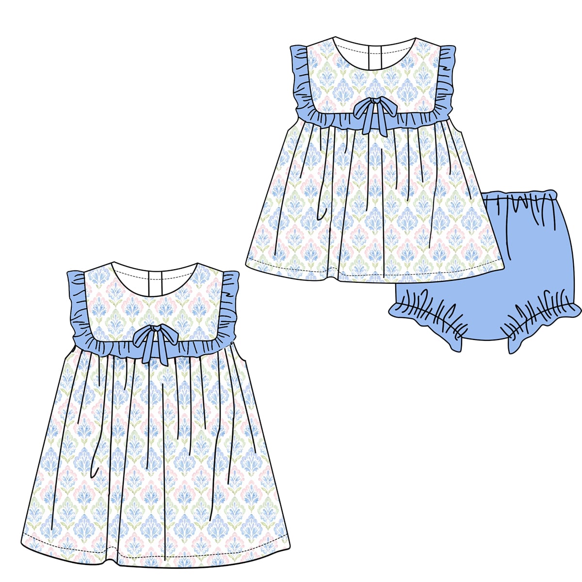 Damask Floral Collection - ETA July