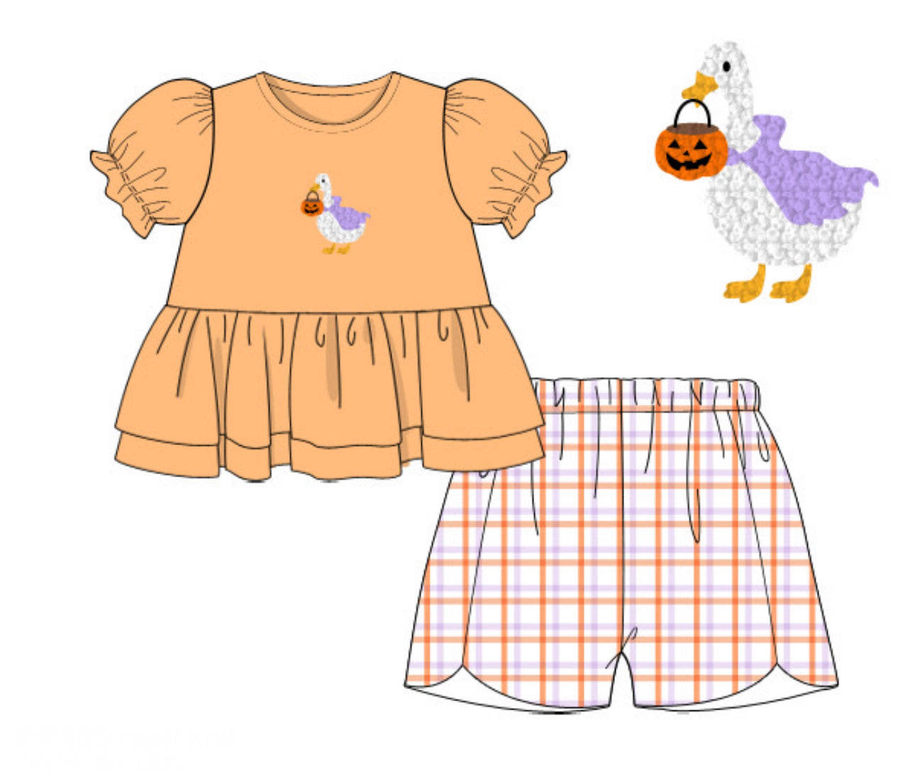 Silly Goose Girl Short Set-ETA SEPTEMBER