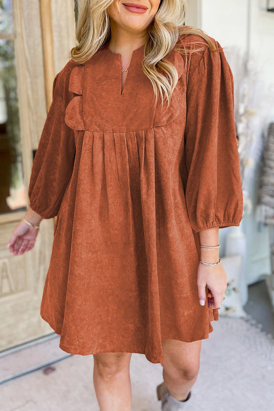 Corduroy Mini Dress Preorder-November
