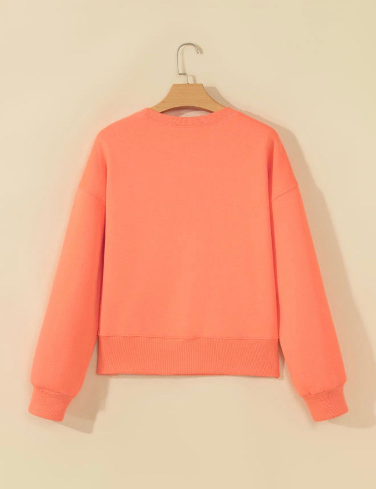 Orange Puff Print JESUS LOVES YOU Sweatshirt Preorder