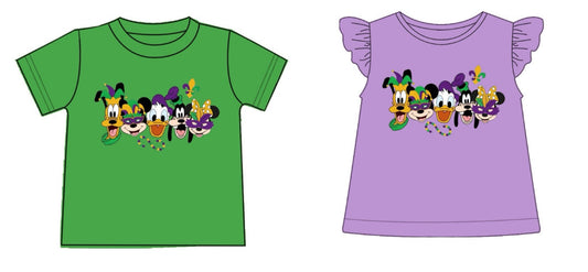 Mardi Gras Characters Appliqué Shirts - ETA early January