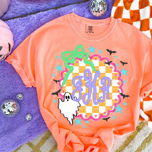 Halloween Monogram Graphic Tee