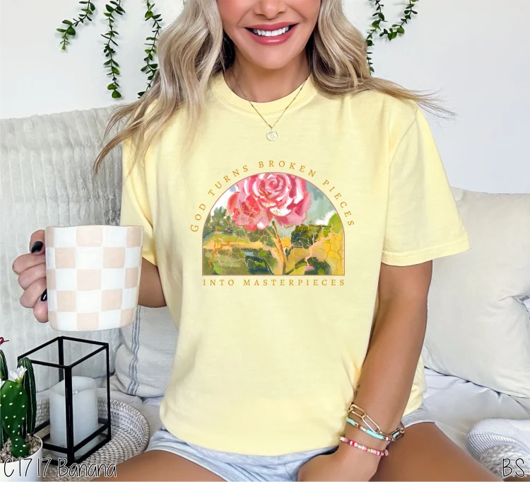 Broken Pieces Into Masterpieces Graphic Tee