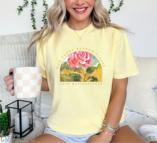 Broken Pieces Into Masterpieces Graphic Tee