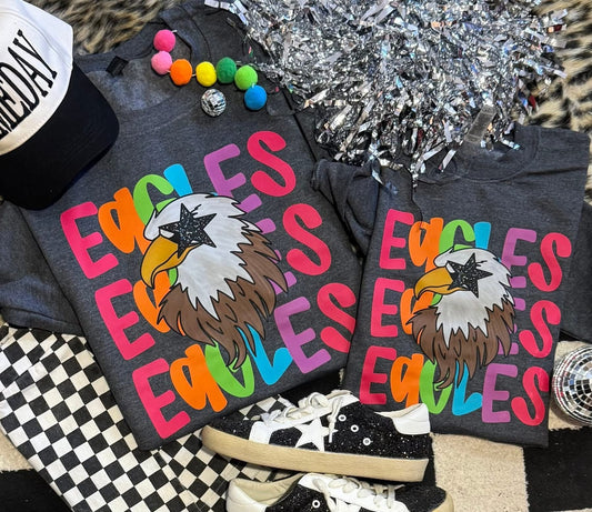 Eagles Neon Mascot-Sweatshirt