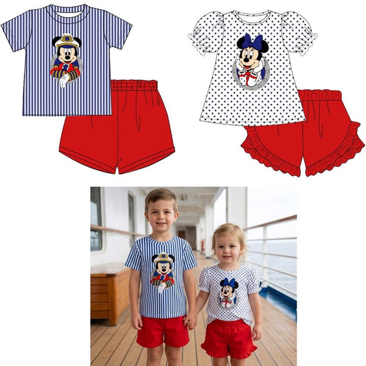 Magical Cruise Short Sets-eta September
