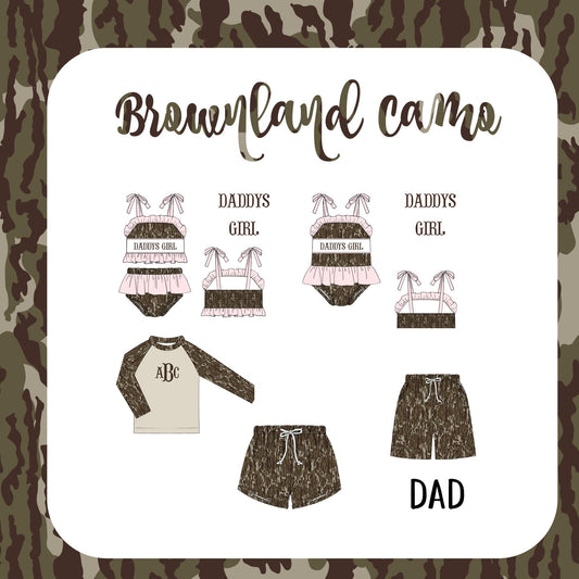 BROWNLAND CAMO SUMMER SWIM (ETA MAY)