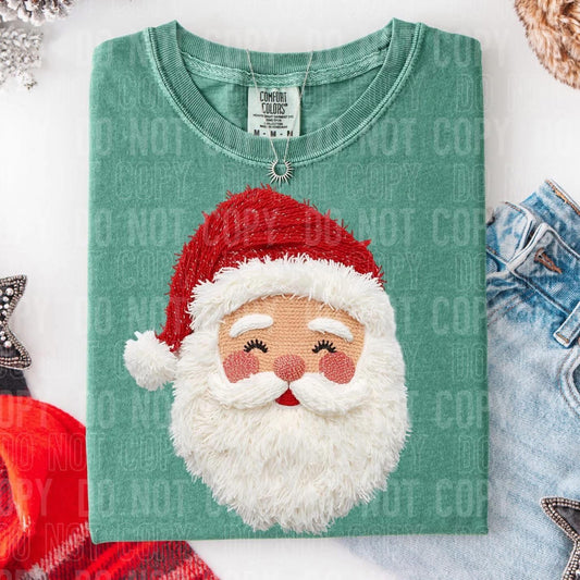 Faux Yarn Santa-Comfort Colors