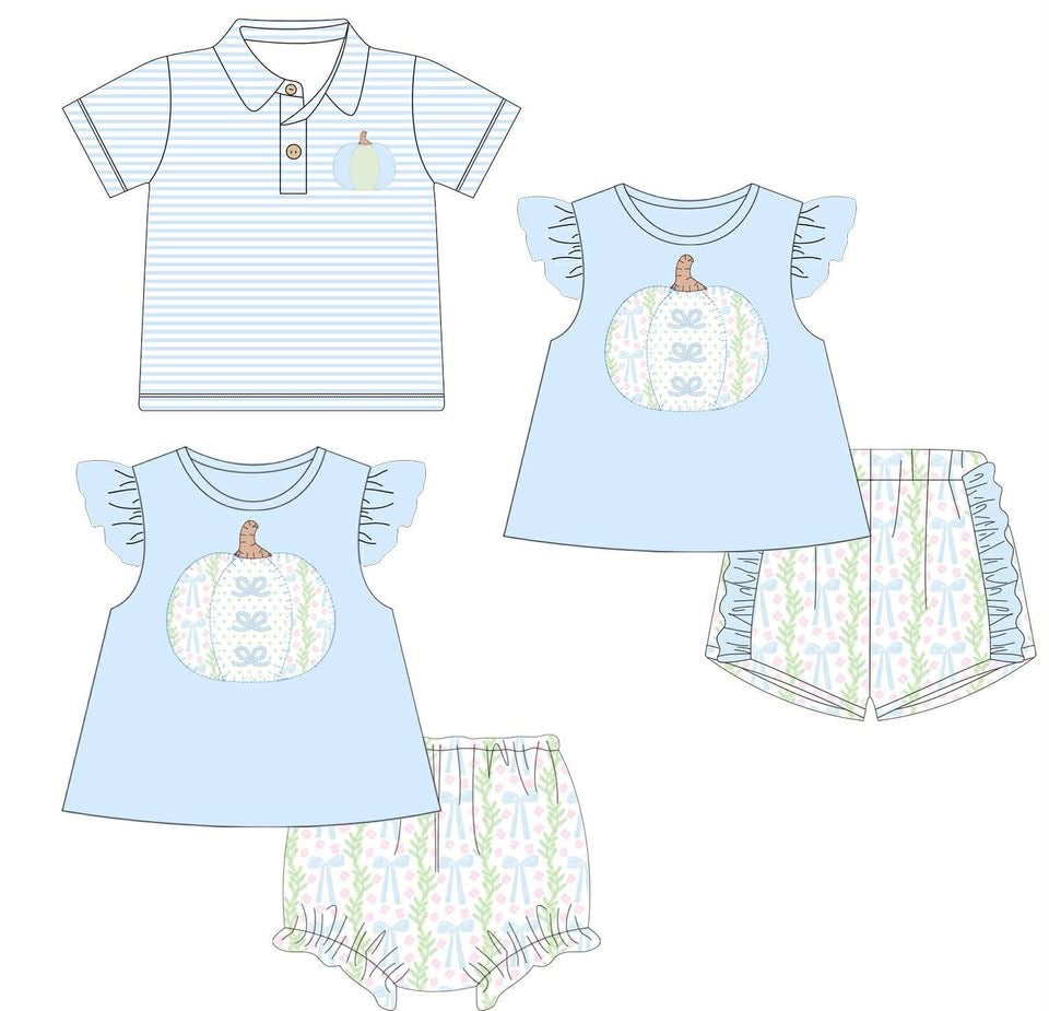 Sibling Blue Coquette Pumpkin Collection-ETA August