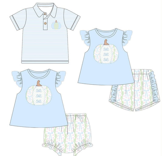 Sibling Blue Coquette Pumpkin Collection-ETA August