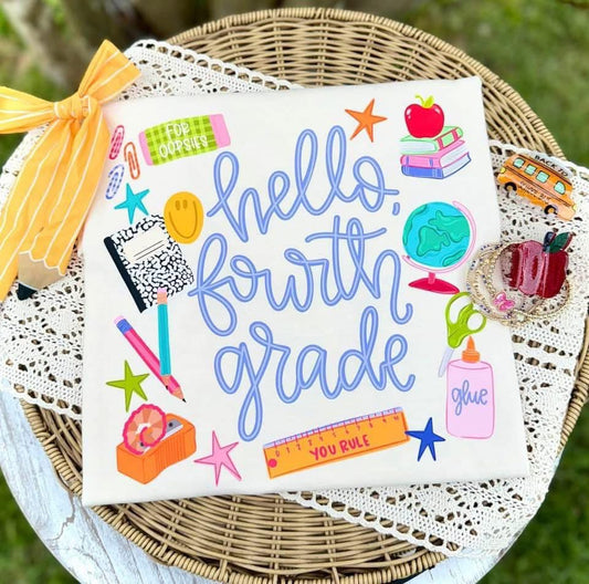 Hello Grade Tee – Back-to-School Favorite