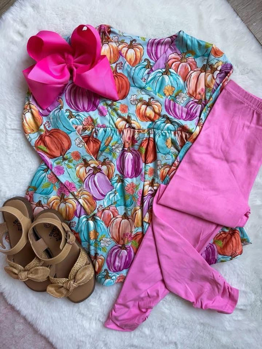 Pre-Order: Preppy Fall Pumpkin Set-ETA OCT