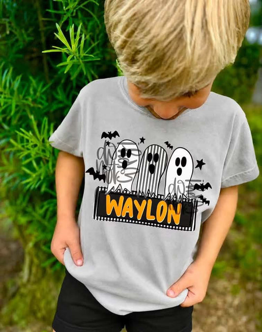 Mommy & Me Ghost Graphic Tee