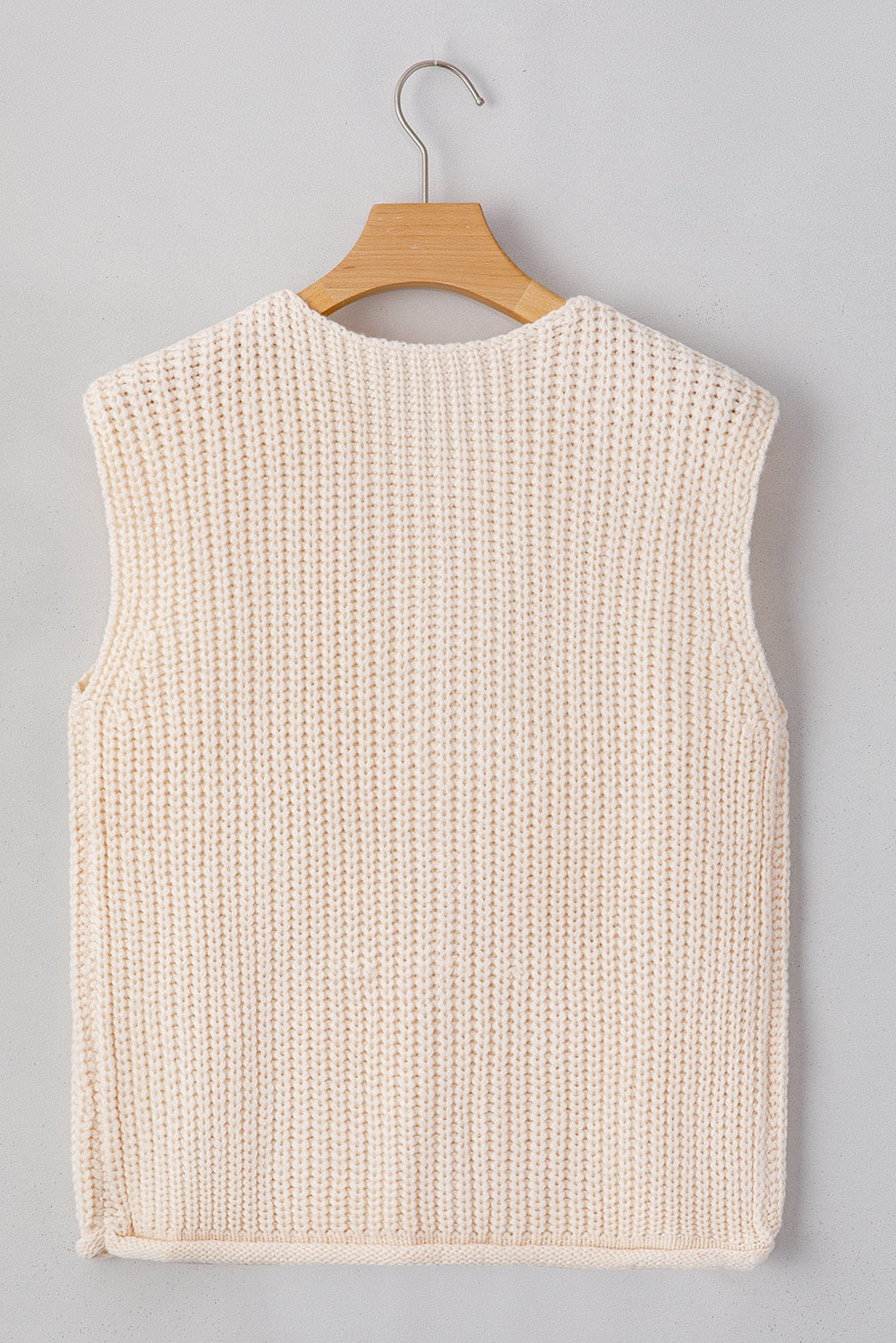 Chunky Knit Sweater Vest December.