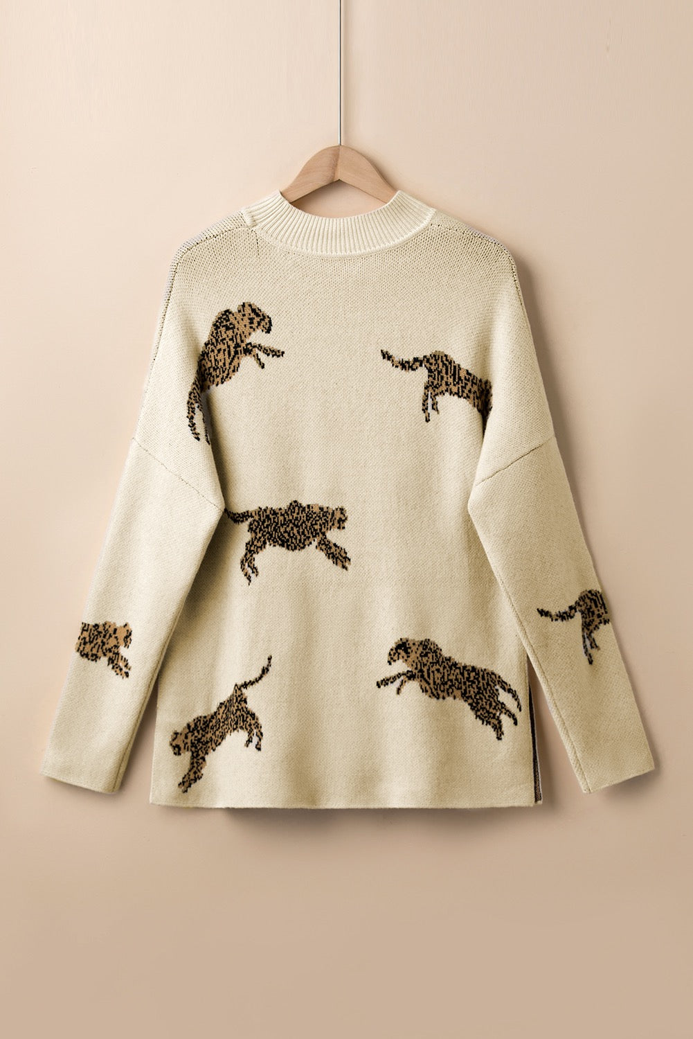 Cheetah High Neck Sweater December.