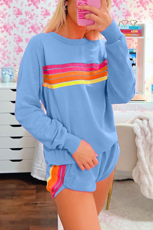Blue Sunset Stripes Set RTS