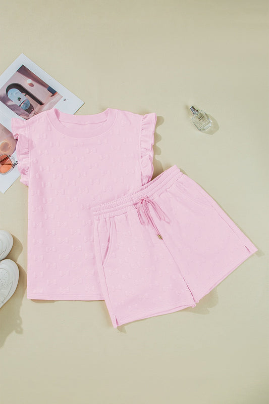 Pink Bow Textured Set LT