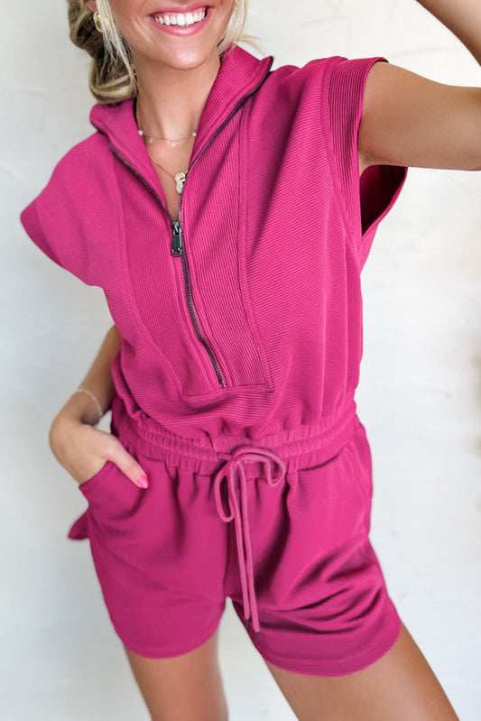 Pink Casual Romper-ETA LATE MAY