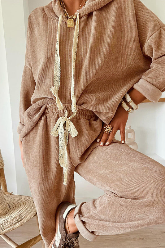 Lace Drawstring Set Preorder-November