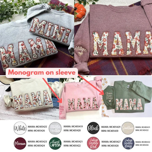 MAMA & Mini Sweatshirts Collection 1 - ETA Early October