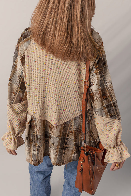 Boho Plaid Shacket Preorder-November