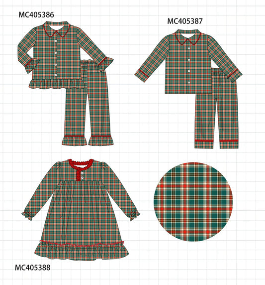 Classic Christmas Plaid PJs - ETA Early October