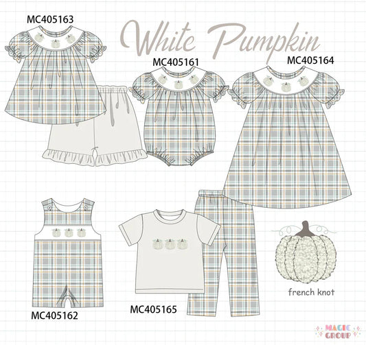 White Pumpkin French Knot Collection - ETA Early October