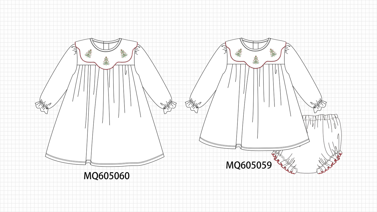 White Christmas tree embroidery collection-ETA early December