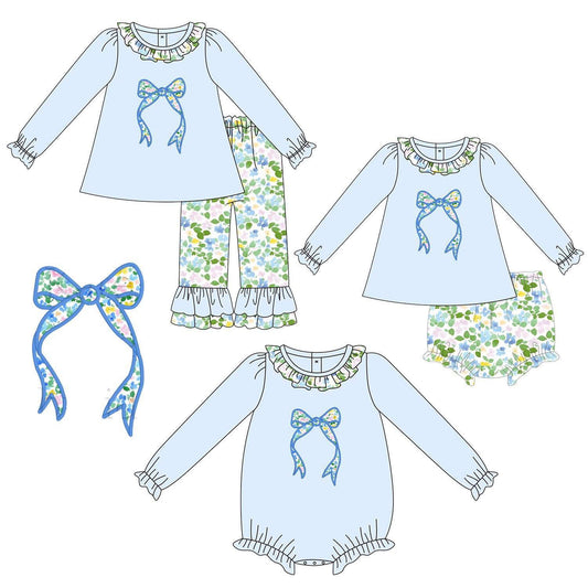 Blue Blossom Bows-ETA FEBRUARY