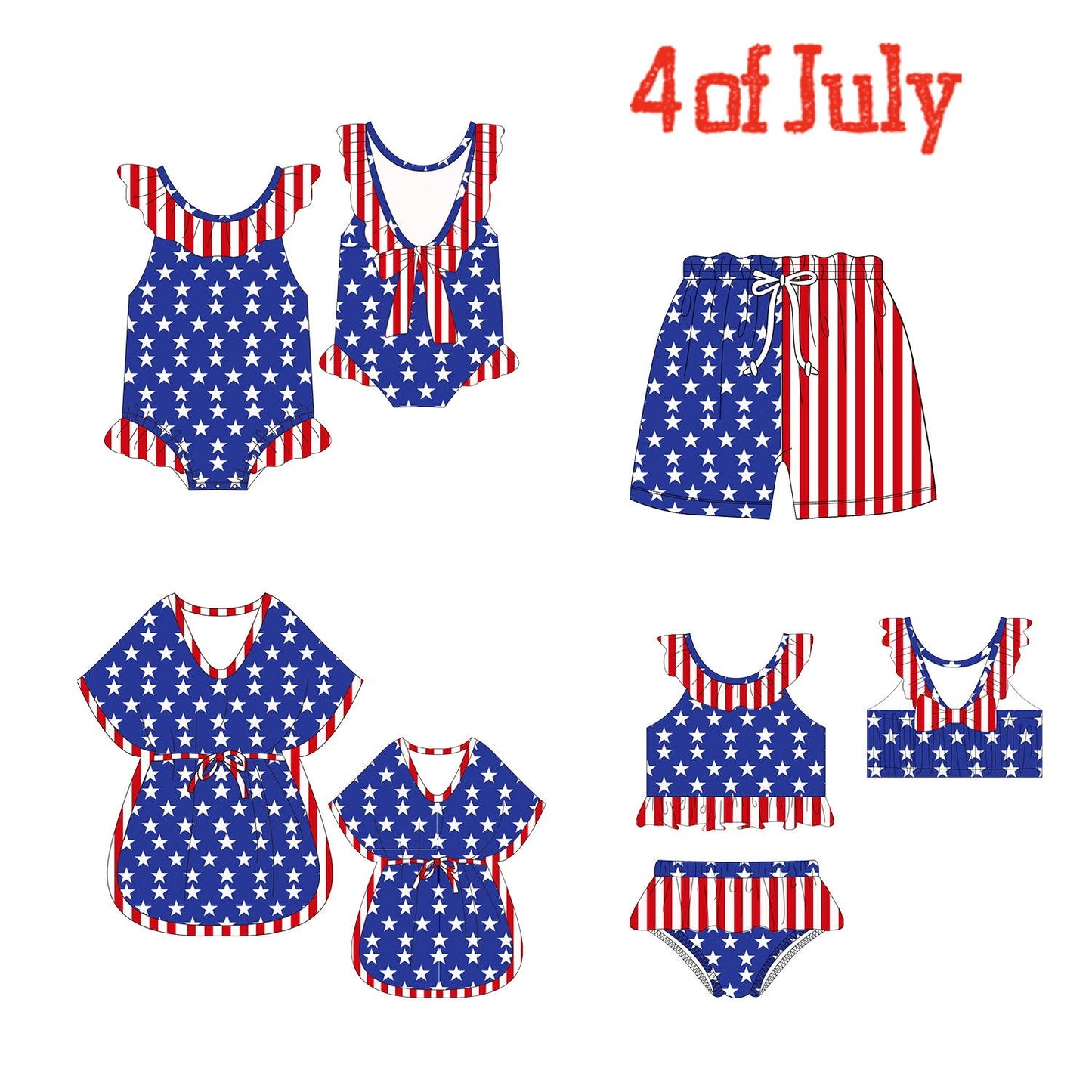 All-American Family Swim Collection-ETA May