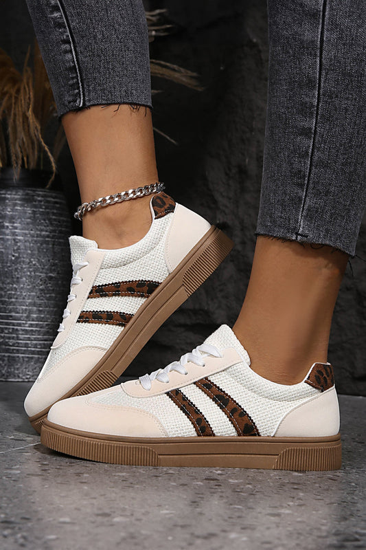 Leopard Patchwork Sneakers FB