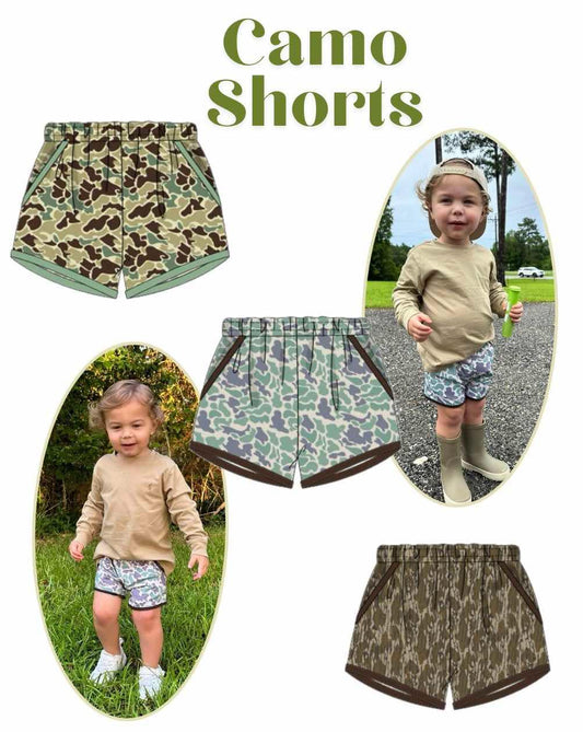 KNIT CAMO SHORTS (ETA MAY)