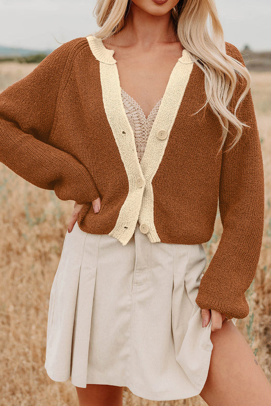 Knit Short Cardigan Preorder-November