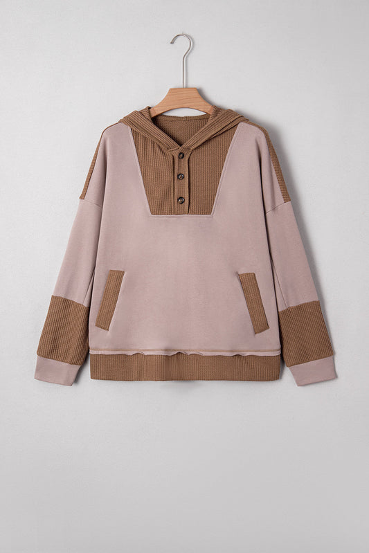 Oversize Waffle Casual Hoodie Preorder-November
