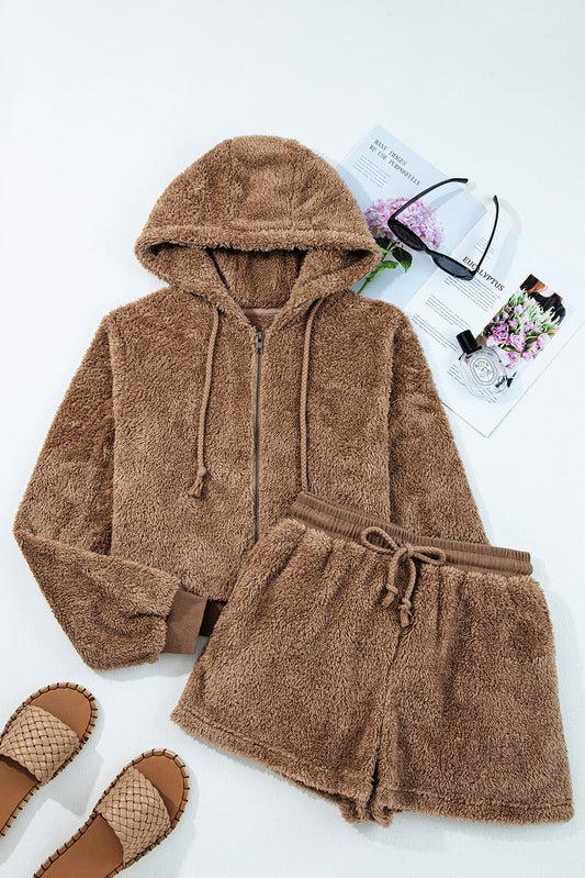 Zip Up Hoodie Sherpa Set Preorder-November