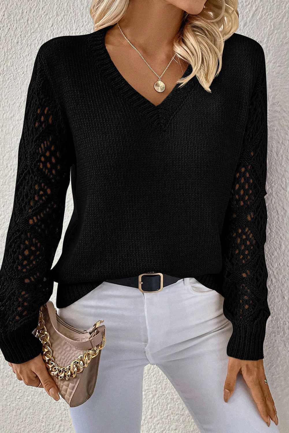 Knit Sleeve Sweater RTS