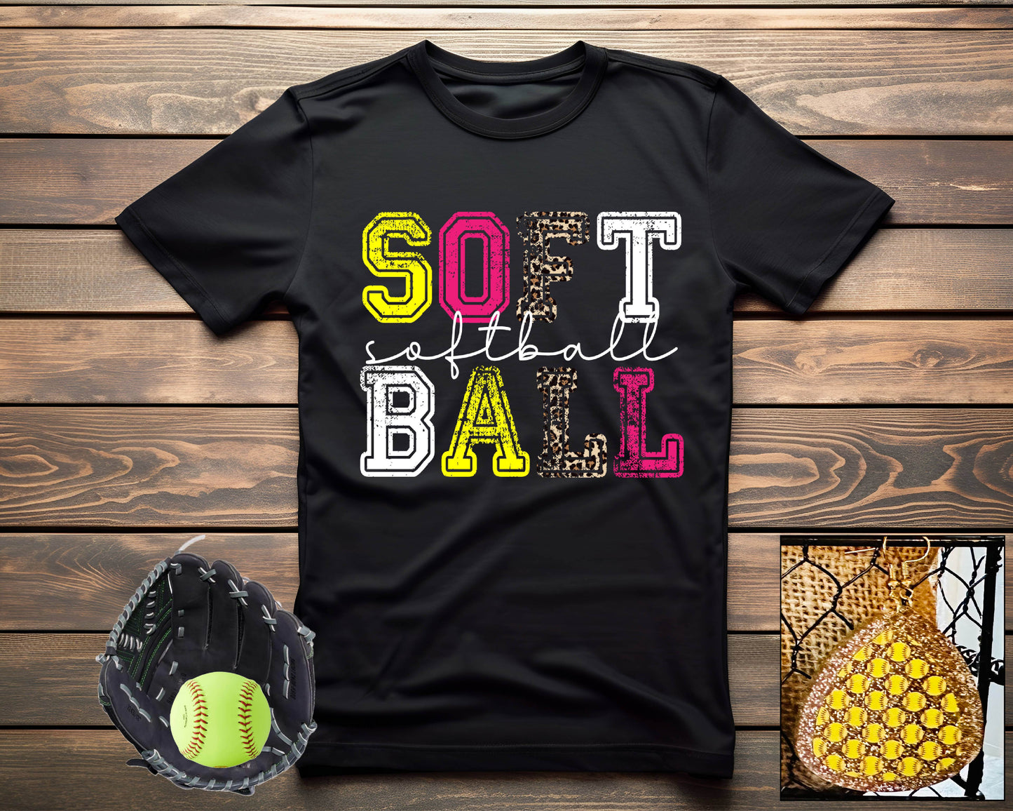 Softball- Distressed