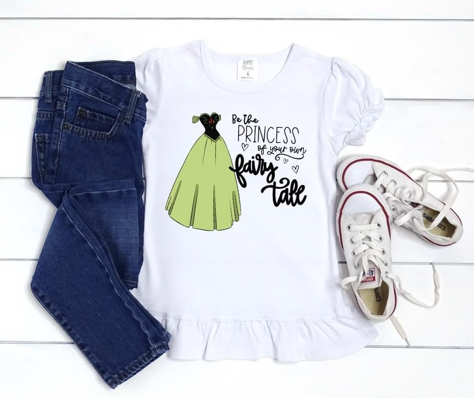 Be the princess of your own fairytale kids tee