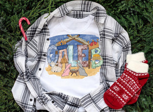 Personalized Nativity Graphic Tee