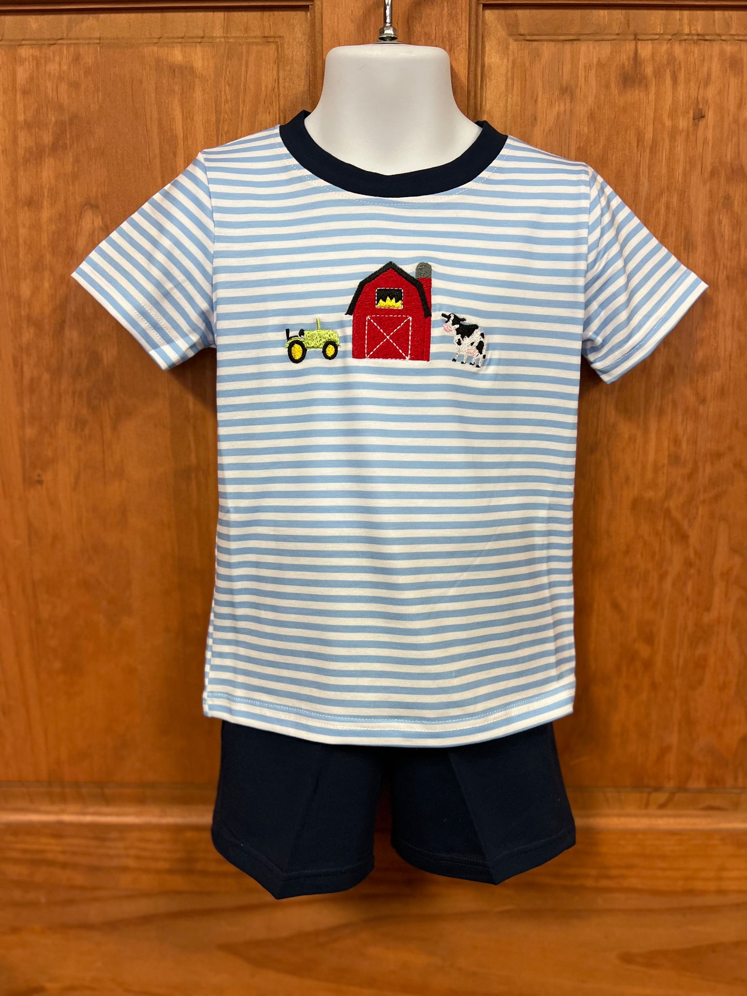 Farm Appliqué Short Sets