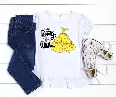 True Beauty Comes From Within Kids Tee